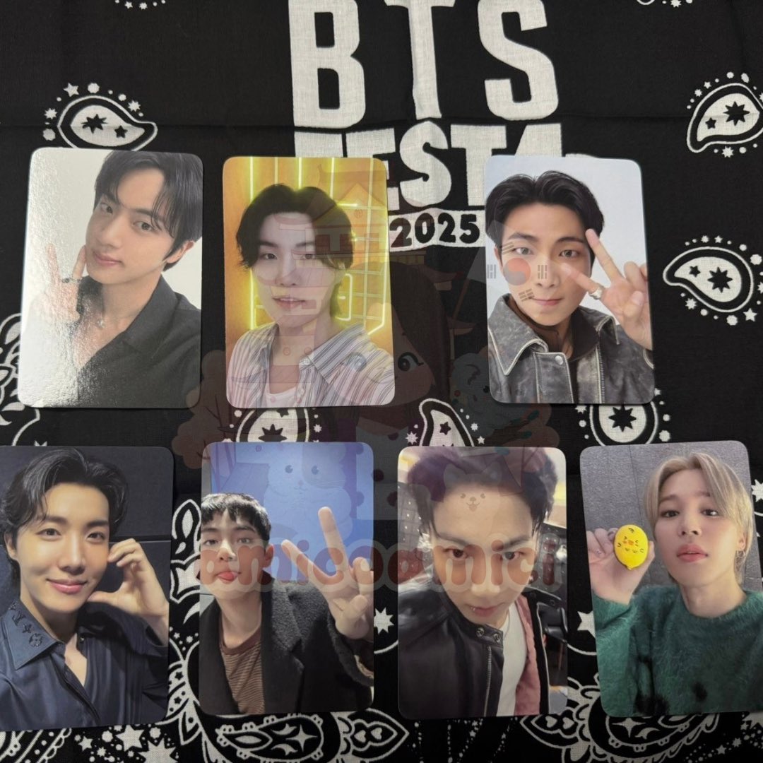 amicoamici_'s tweet photo. WTS BTS FESTA 2025 ARMY ZONE PC 

💰 dm for price 
🏠 Jakarta 

✈️ ETA INA : 24 June https://t.co/8aPuZw6p8S