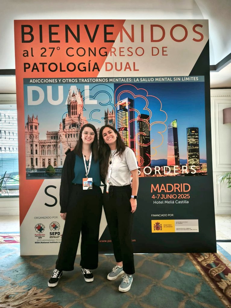 Grupo de Investigación en Salud Mental (@gimental) on Twitter photo 🎉 ¡𝗘𝘀𝘁𝗮𝗺𝗼𝘀 𝗱𝗲 𝗲𝗻𝗵𝗼𝗿𝗮𝗯𝘂𝗲𝗻𝗮!
El pasado 5 de junio, en el 27º Congreso de Patología Dual, organizado por la <a href="/SEPD_es/">Patología Dual</a> celebrado en Madrid, nuestro equipo recibió el Premio Accésit a la Mejor Comunicación Oral. 🎉 ¡𝗘𝘀𝘁𝗮𝗺𝗼𝘀 𝗱𝗲 𝗲𝗻𝗵𝗼𝗿𝗮𝗯𝘂𝗲𝗻𝗮!
El pasado 5 de junio, en el 27º Congreso de Patología Dual, organizado por la <a href="/SEPD_es/">Patología Dual</a> celebrado en Madrid, nuestro equipo recibió el Premio Accésit a la Mejor Comunicación Oral.