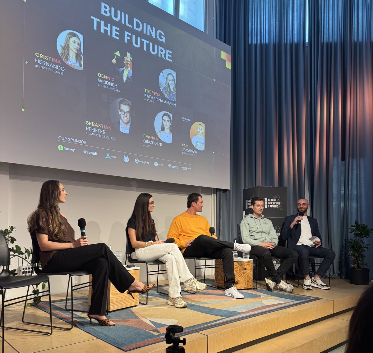 Sam ๐ถ(Binance angel) ๐ฑ๐ง (@samlbnb) on Twitter photo Day 3 at <a href="/gbweekofficial/">German Blockchain Week - GBW 2025</a> ๐
Honored to lead an incredible panel on the future of AI and blockchain!
Amazing insights from our panelists , truly inspiring perspectives.
Grateful to connect with such brilliant minds ๐
๐ค Iโll also be speaking at the Marketing Panel today at 5:30 Day 3 at <a href="/gbweekofficial/">German Blockchain Week - GBW 2025</a> ๐
Honored to lead an incredible panel on the future of AI and blockchain!
Amazing insights from our panelists , truly inspiring perspectives.
Grateful to connect with such brilliant minds ๐
๐ค Iโll also be speaking at the Marketing Panel today at 5:30