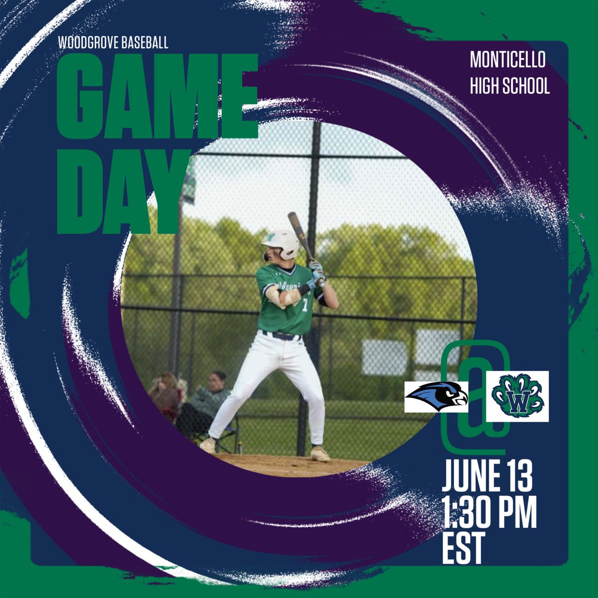 Wolverines are on the road to Monticello for the state semi final. First pitch at 130