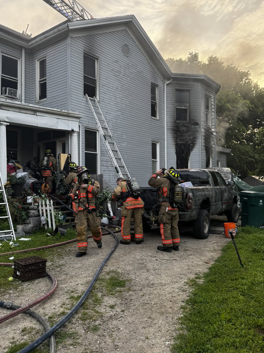 Our Firefighters are on the scene of a 2-alarm fire on Station Ave in Spring Grove Village. No injuries are reported. Cause is under investigation. <a href="/RedCross/">American Red Cross</a> is assisting displaced occupants.