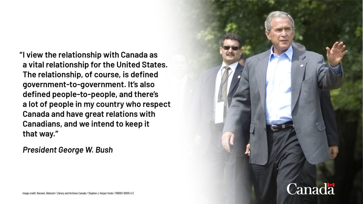 #FlashbackFriday to March 2006, when former US President George W. Bush spoke on the vital relationship between our two countries. 💬
