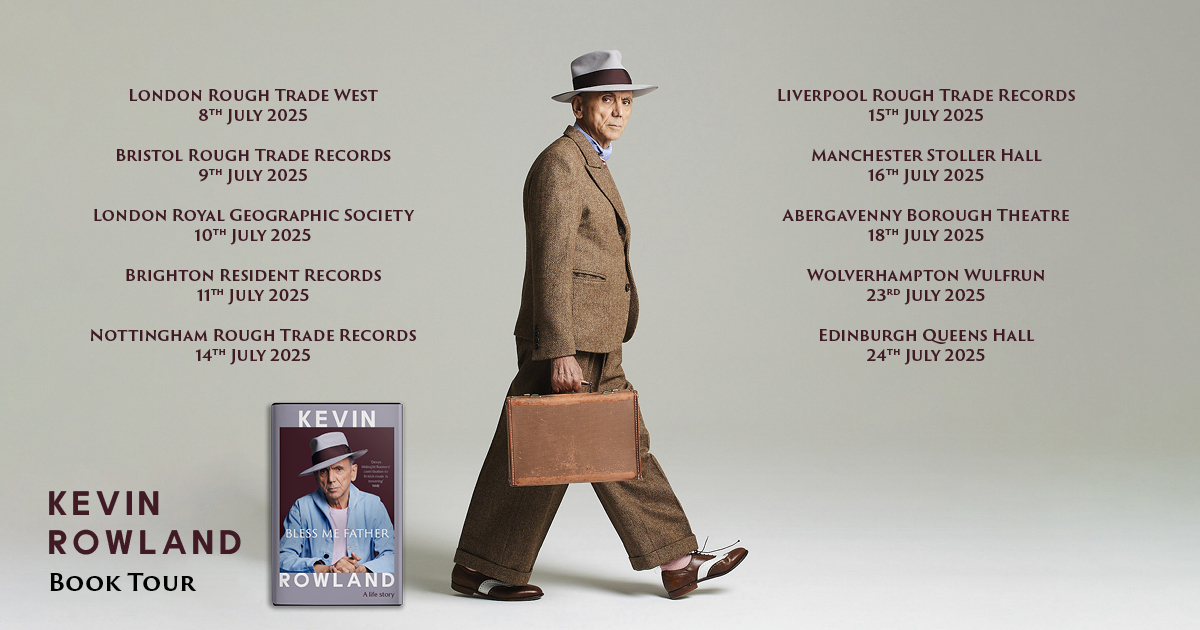 DexysOfficial's tweet image. Join Dexys Midnight Runners iconic frontman Kevin Rowland this July for a special evening discussing his remarkable new memoir, Bless Me Father: A Life Story!
Tickets available here lnk.to/BlessMeFatherT…

*PLEASE NOTE 8th July at Rough Trade West is a signing ONLY