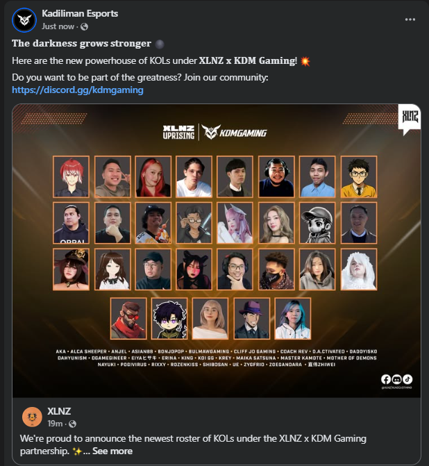 cryptoasian88's tweet photo. It's official! Excited to work with XLNZ Uprising & Kadiliman Esports/Kadiliman Gaming to bridge web2 and web3 in a seamless, fun, and fulfilling way

KDM (formerly SyndicateDAO) is one of the highest potential players in the PH market. They have the resources, they have the expertise from their team (@KDMBison), and despite all that they're still extremely underrated!

This was a crucial step forward in @daoric_io's journey, and now that this is official we're excited to unveil the next step/s in the coming weeks

🖼️💎 Building the next gaming renaissance