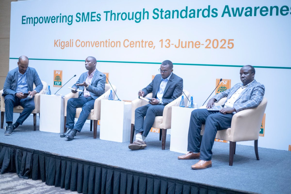Bertrand (@munbertrand) on Twitter photo Big moves for small businesses! The Private Sector Federation is paving the way for smarter, safer enterprises with a new roadmap to help Small and Medium sized Enterprises understand and meet standards because quality builds trust. <a href="/PSF_RWA/">PRIVATE SECTOR FEDERATION PSF RWANDA</a> <a href="/RICA_Rwanda/">Rwanda Institute for Conservation Agriculture</a> <a href="/REMA_Rwanda/">Rwanda Environment Management Authority</a> <a href="/RwandaFDA/">Rwanda Food and Drugs Authority</a> Big moves for small businesses! The Private Sector Federation is paving the way for smarter, safer enterprises with a new roadmap to help Small and Medium sized Enterprises understand and meet standards because quality builds trust. <a href="/PSF_RWA/">PRIVATE SECTOR FEDERATION PSF RWANDA</a> <a href="/RICA_Rwanda/">Rwanda Institute for Conservation Agriculture</a> <a href="/REMA_Rwanda/">Rwanda Environment Management Authority</a> <a href="/RwandaFDA/">Rwanda Food and Drugs Authority</a>