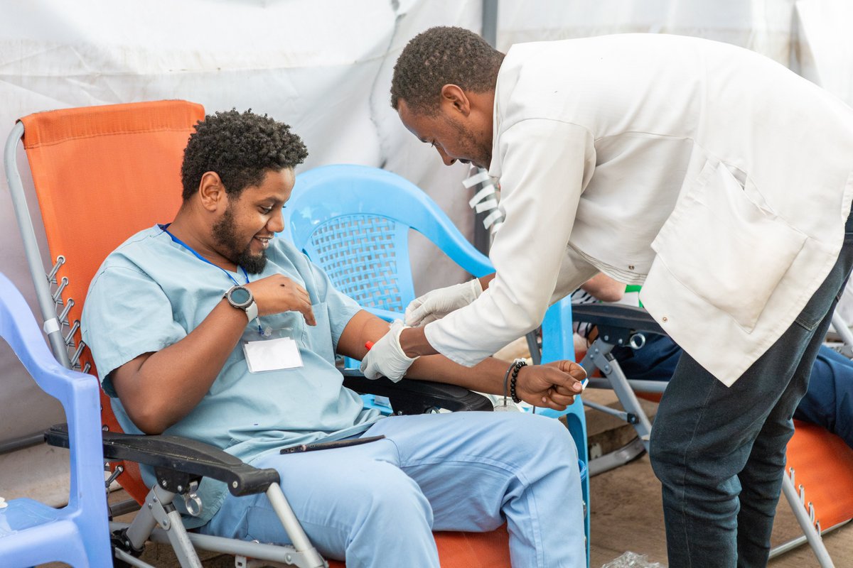 CURE Children's Hospital of Ethiopia (@cureethiopia) on Twitter photo At <a href="/CUREethiopia/">CURE Children's Hospital of Ethiopia</a>, #ChristlikeCompassion is central to our mission. Every three months, our team shows this commitment to our first core value by donating blood to help those in need.
We're grateful to the many staff members who have become regular blood donors. At <a href="/CUREethiopia/">CURE Children's Hospital of Ethiopia</a>, #ChristlikeCompassion is central to our mission. Every three months, our team shows this commitment to our first core value by donating blood to help those in need.
We're grateful to the many staff members who have become regular blood donors.