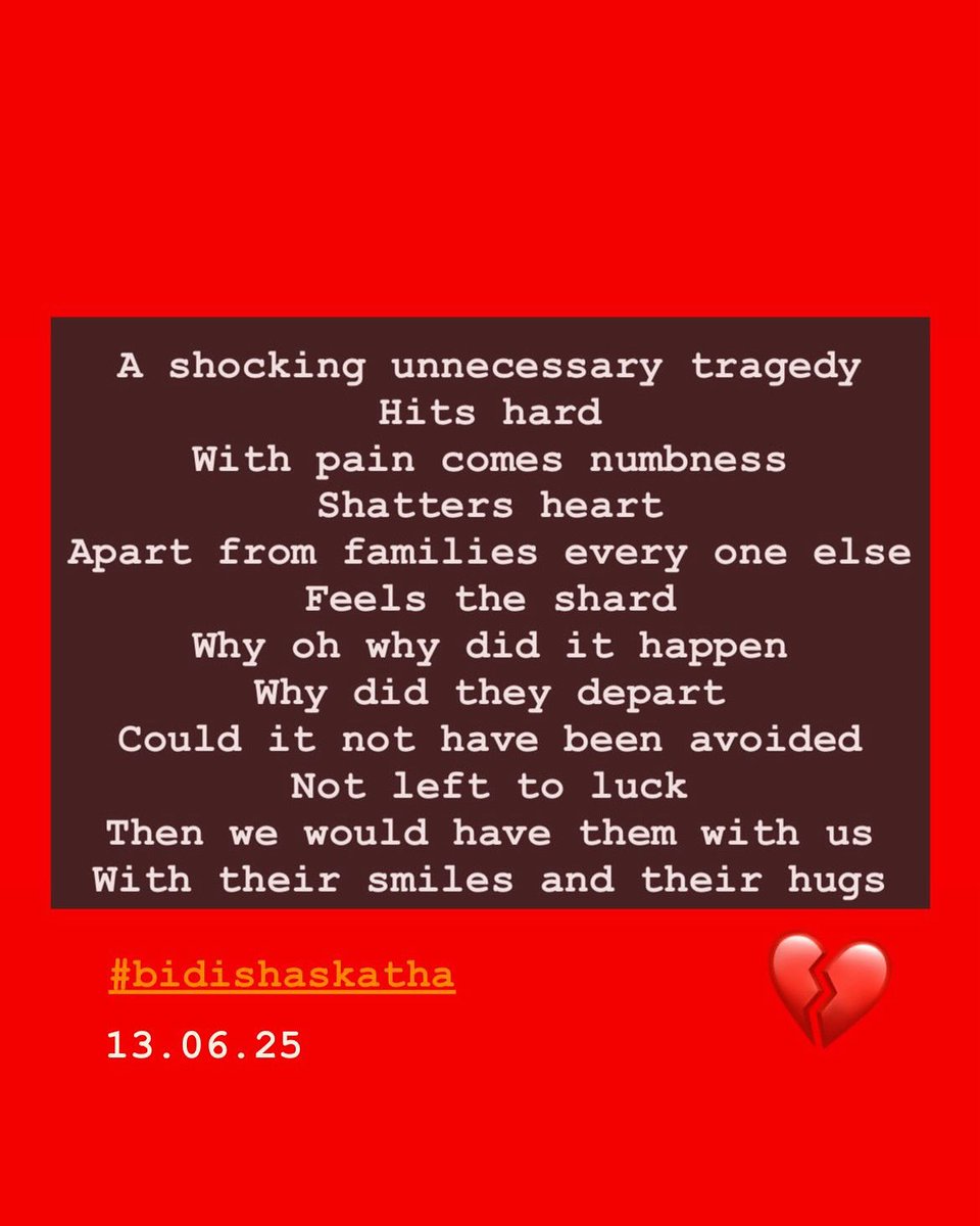Terrible terrible tragedy 💔
