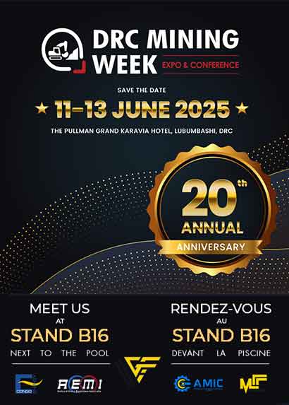 Groupe Forrest (@groupeforrest) on Twitter photo 🟡 Dernier jour de la #DRCMiningWeek à Lubumbashi !
Retrouvez le <a href="/GroupeForrest/">Groupe Forrest</a> et ses filiales au stand B16, juste en face de la piscine.
Construction, routes, énergie, industrie, maintenance… au service d’un avenir minier durable 🇨🇩⚙️ 🟡 Dernier jour de la #DRCMiningWeek à Lubumbashi !
Retrouvez le <a href="/GroupeForrest/">Groupe Forrest</a> et ses filiales au stand B16, juste en face de la piscine.
Construction, routes, énergie, industrie, maintenance… au service d’un avenir minier durable 🇨🇩⚙️