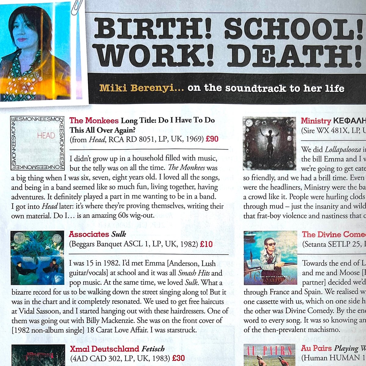 berenyi_miki's tweet image. I'm picking tracks o' my life in @RecCollMag this month! Please buy it/subscribe to see my full list - plenty of other great stuff in the mag! 😘