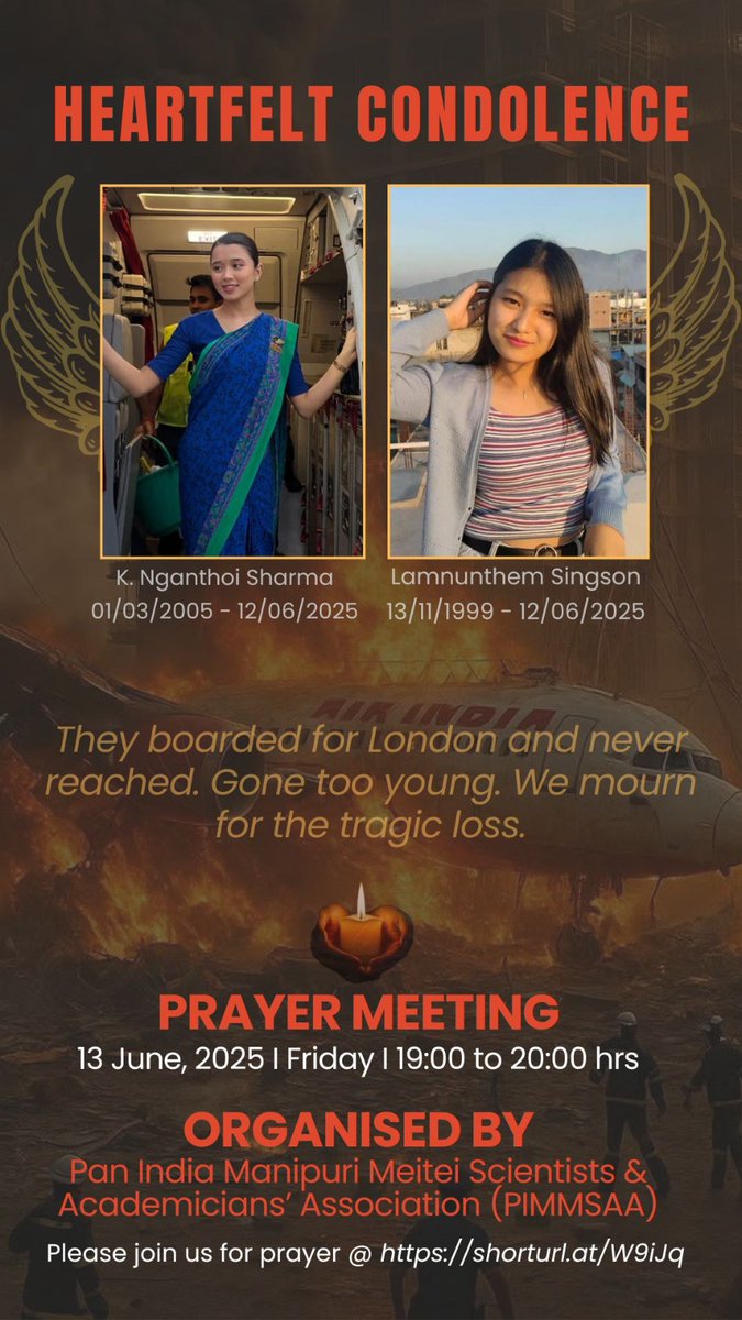 Prayer Meeting by <a href="/pimmsaamanipur/">pimmsaa</a> for two departed souls on June 13, 2025 at 7:30 pm IST