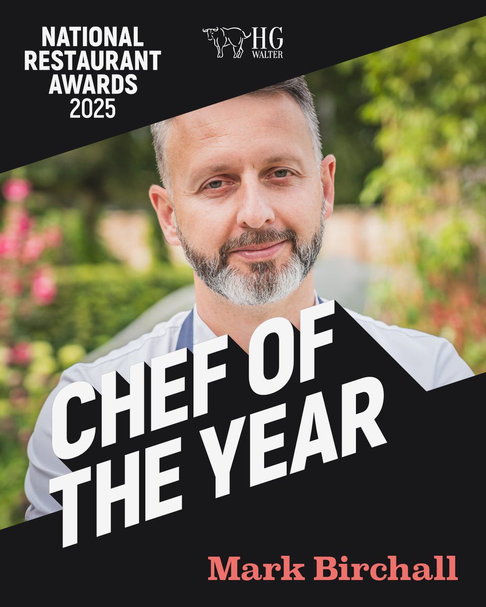 Moor Hall Restaurant (@restmoorhall) on Twitter photo We’re delighted to share that, <a href="/MarkDBirchall/">Mark Birchall</a>, has been named Chef of the Year at this year’s National Restaurant Awards.
Even more proudly, Moor Hall has been ranked #2 in the Top 100 Restaurants in the UK, maintaining our position in the top three for 6 years. We’re delighted to share that, <a href="/MarkDBirchall/">Mark Birchall</a>, has been named Chef of the Year at this year’s National Restaurant Awards.
Even more proudly, Moor Hall has been ranked #2 in the Top 100 Restaurants in the UK, maintaining our position in the top three for 6 years.