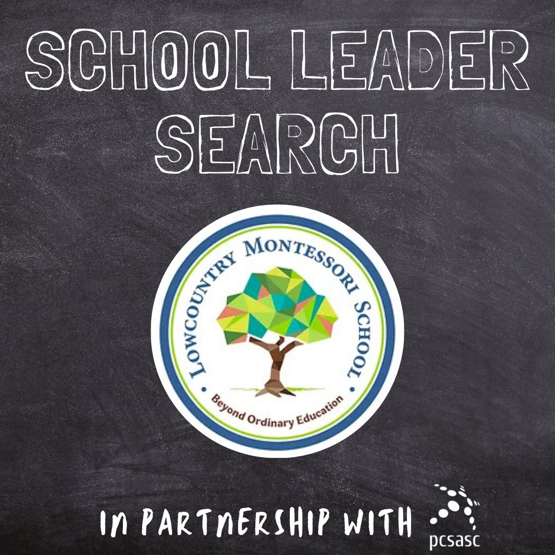📣 One of the ways PCSASC supports public charter schools is by helping them find exceptional leaders. We're currently assisting Lowcountry Montessori School in Beaufort with their search for a new school leader!

Click here to learn more: bit.ly/408baaf
