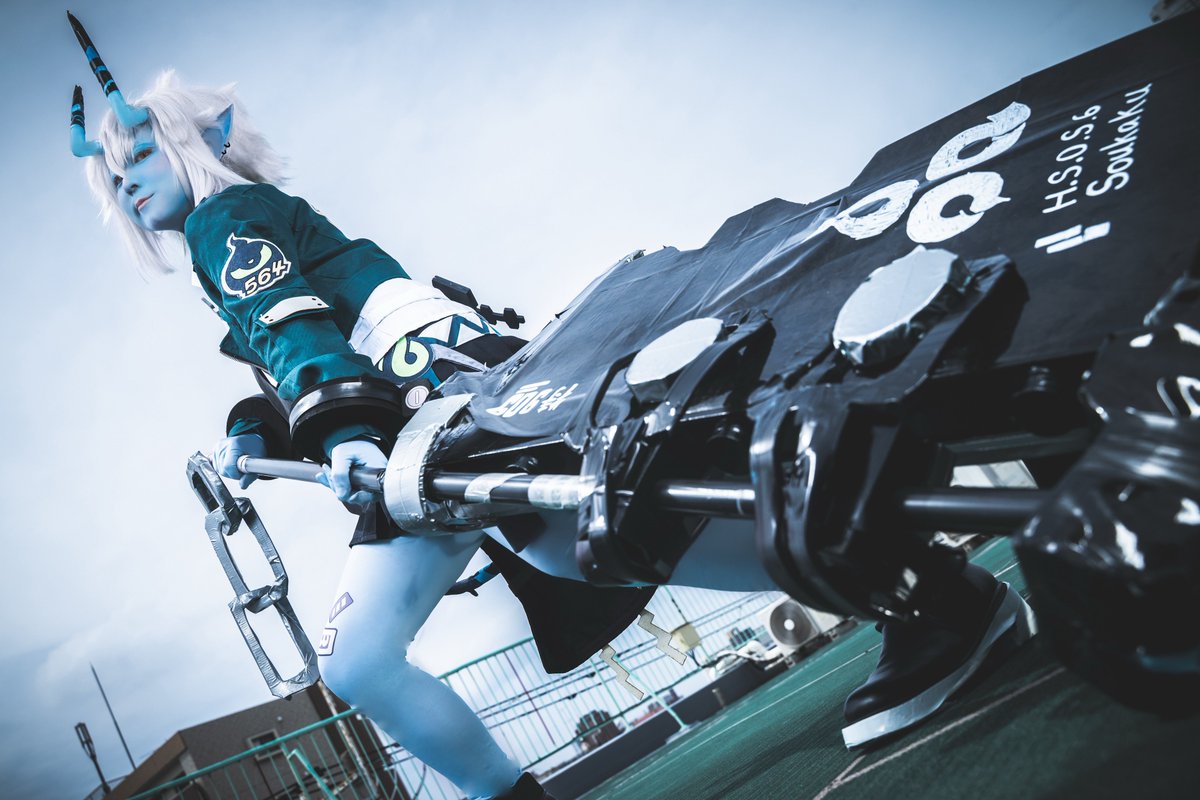 kaicyon's tweet image. 【cosplay】 ゼンゼロ 蒼角
「蒼角がみんなを守る!」
#绝区零 #ZenleessZoneZero
#ものスカジオ
photo:ほいさん(@hoi_yutenji )
