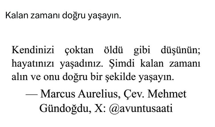 avuntusaati's tweet photo. Bundan sonraki zamanı doğru yaşayın. https://t.co/kcD0sehFIi