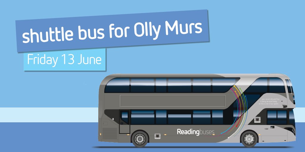 Off to see Olly Murs live in Palmer Park today? To help get you to and from the show, we’re running a special shuttle bus service. For timetable and fares information visit bit.ly/3ZrpXgG