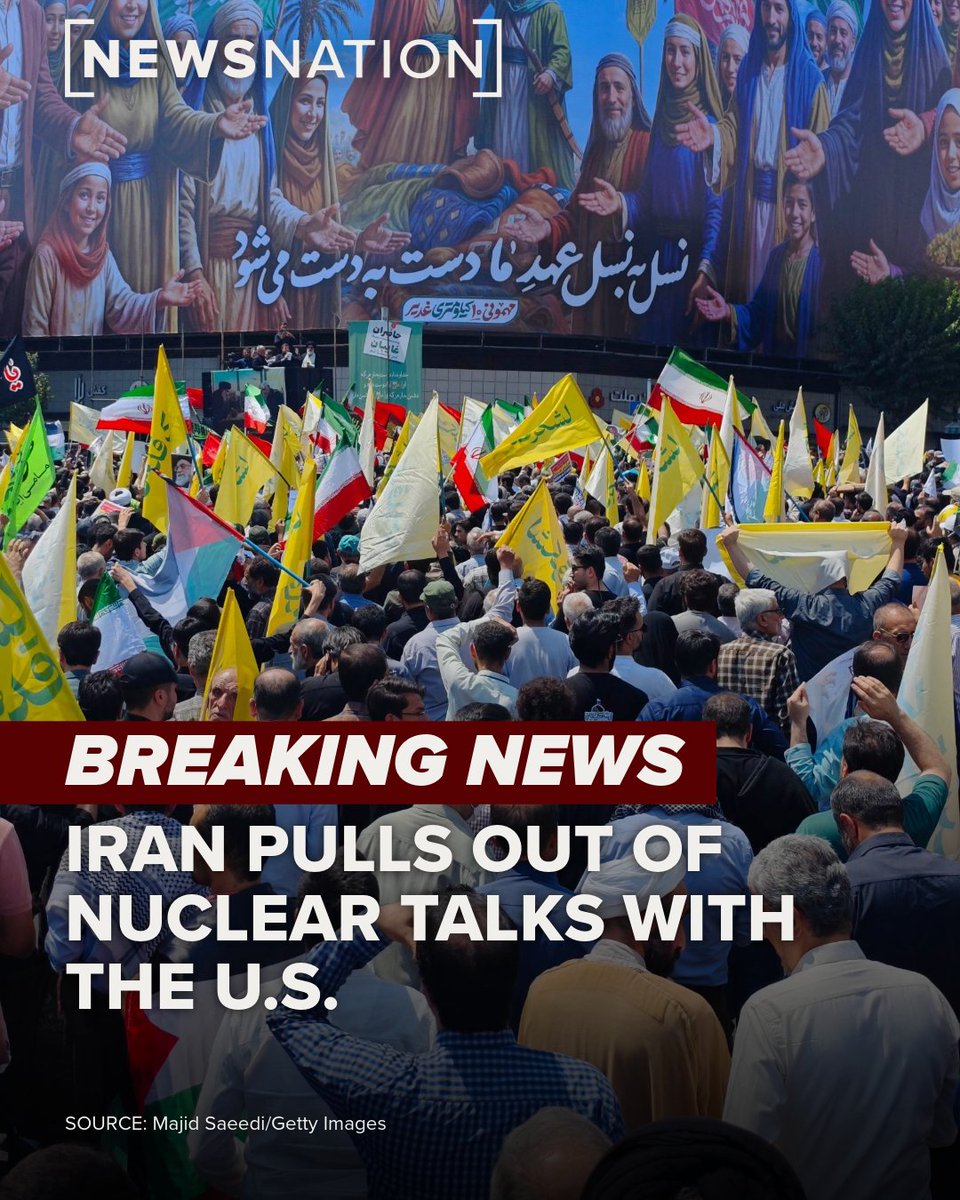 BREAKING: Iran announced on state television it will not participate in Sunday’s scheduled nuclear talks with the U.S. following Israel’s operation on Iran’s military and nuclear sites late Thursday night.

More: newsnationnow.com/world/war-in-i…
