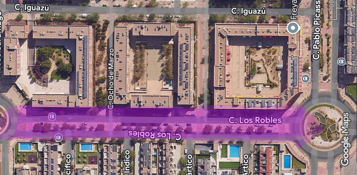 tuEnsancheSur's tweet photo. @AlcorconEco @TrinidadCast_mm @PoliciaAlcorcon @diegosegdom Estupenda actuación! Un poco más adelante en la misma calle Los Robles (entre saramago y Picasso) con doble carril, los coches van mayormente con exceso de velocidad y muchas veces ni paran (ni pueden, por el exceso) en los pasos de peatones. Es paso hacia colegios. https://t.co/KyhQAMSCHV