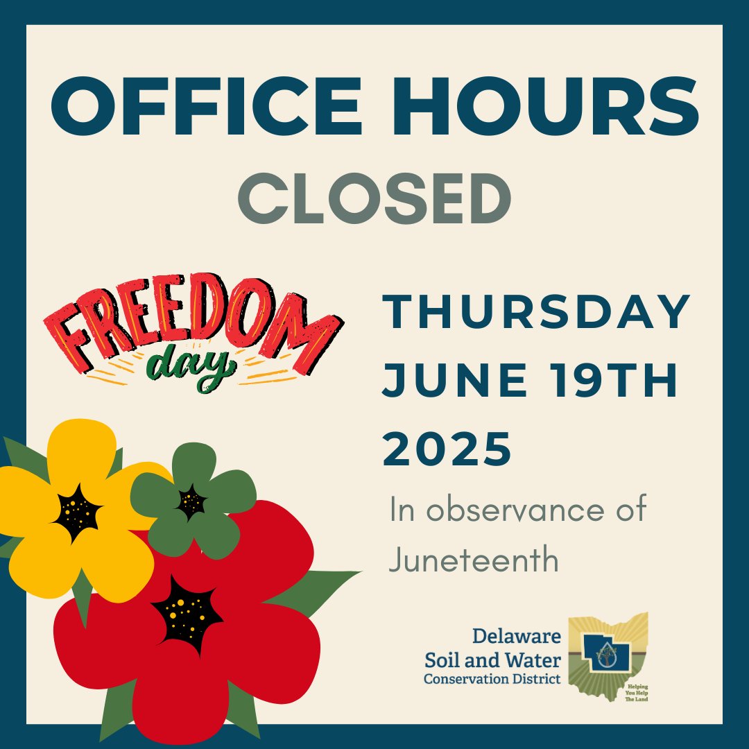 Please note that our office will be closed next Thursday for Juneteenth/Freedom Day.