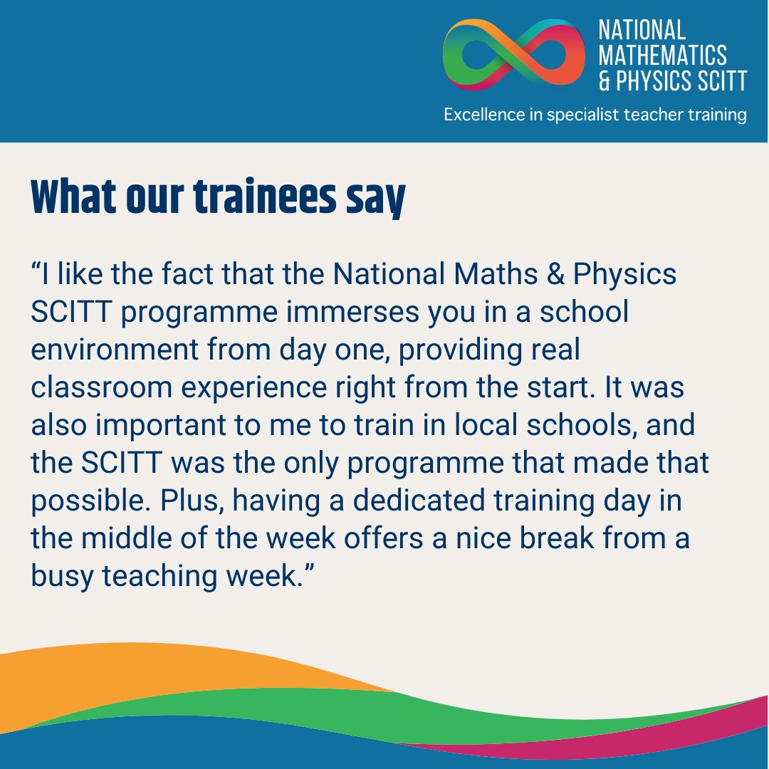 We ensure you get the best preparation and training for your new career as a physics teacher! Interest in teaching physics? Apply now and start your teaching journey this August: tinyurl.com/3rjracjp  #teachphysics #getintoteaching