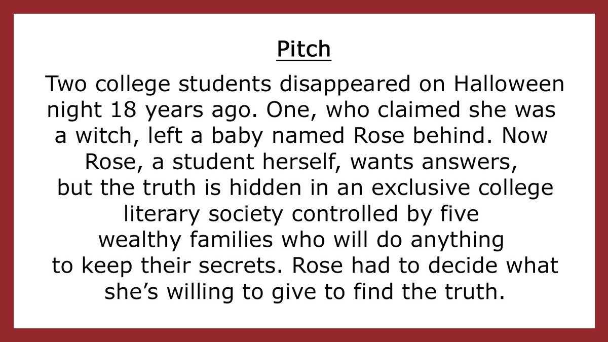 deegarretson's tweet image. #MupPit The past can&apos;t stay buried.
2 Missing college students, never found
A secret society
A lonely ghost
A girl who doesn’t want to admit she’s a witch
A mouse familiar
#DarkAcademia #AgentGuide #EditorGuide
 #A #NA #P #Sup #Q