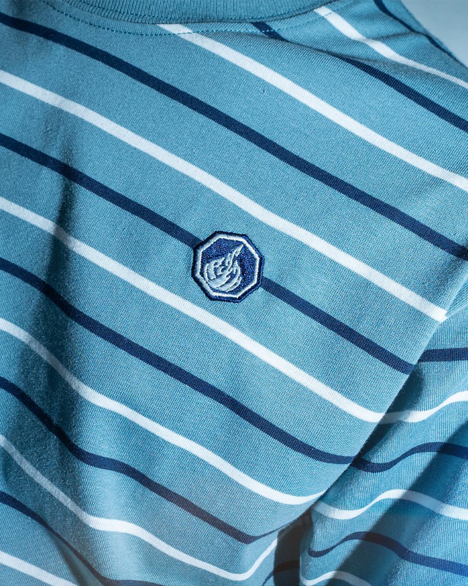 prungtw's tweet image. Blue color option for your striped shirt rotation, finished with a logo badge on the left chest to complete the look.

Get yours now at prungtw.com or visit our offline store.

#prung #prungterraceswear #aligned