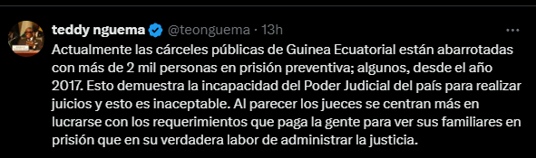 1981_ona's tweet photo. El vicepresidente de Guinea Ecuatorial denuncia a los jueces guineo ecuatorianos por no llevar a cabo su cometido https://t.co/mYfoxM9yS9