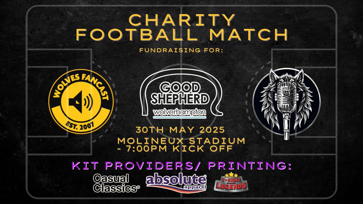 Proud to say we have comfortably passed our @gsm_wolves fundraiser target.

To date, after uploading funds raised offline, we have now reached:
£4791.00

Chuffed beyond words.
Thanks to everyone involved, from all that played/donated/shared/sponsored/filmed or provided kit, and