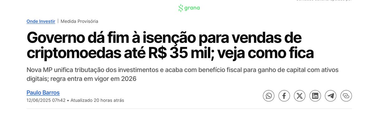 Mais imposto em cripto, ok... 

Mas qual a solução para você fugir disso ? ( legalmente)