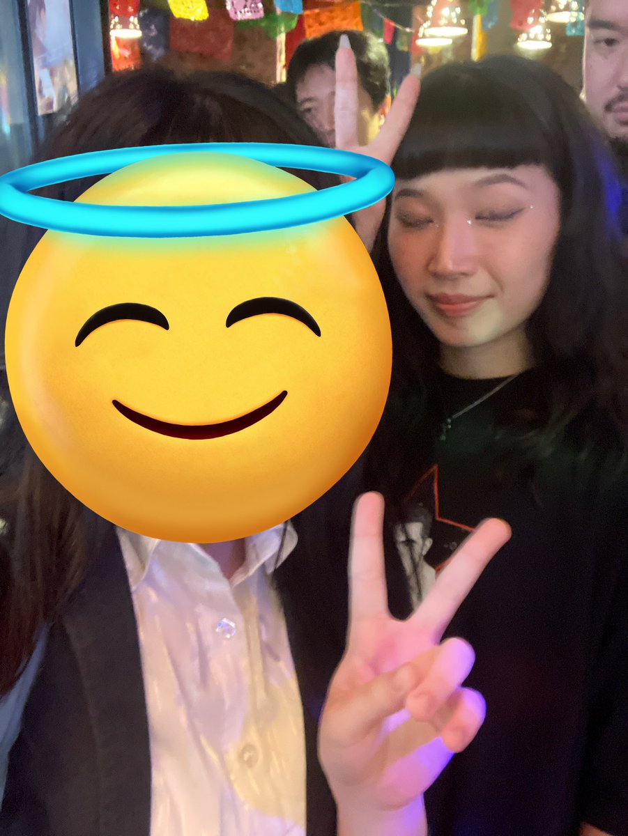 2丁目なう！今日は映画のイベント　イベント登壇社のDJさんと写真撮らせてもらった