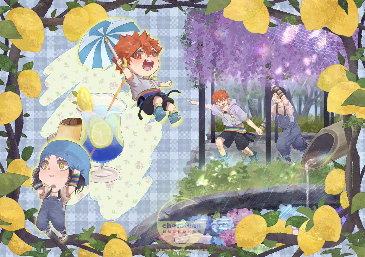 chatutuan's tweet image. 「夏・レモンソーダ🍋」

#研日　#kenhina