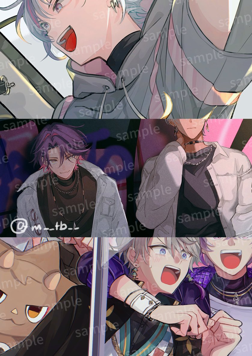【#にじそうさく10 サンプル②】

IRIDESCENCE
A5変形/36p/フルカラー

web再録18点+描き下ろし3点収録のイラスト本です
通販URLはツリーに掲載 