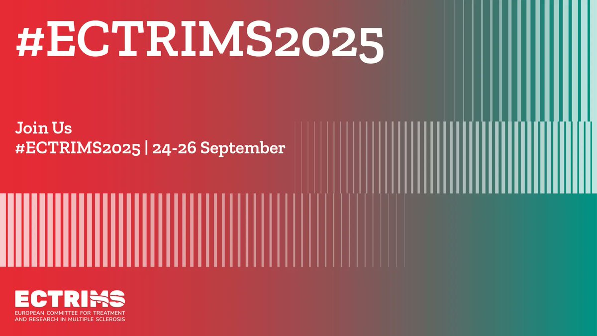 eumsplatform's tweet image. Mark your Calendar:
📍@ECTRIMS 2025, Barcelona 📷 24 Sep
Join the session on cutting-edge research on EBV & #MS development + therapeutic interventions
Register: bit.ly/4kIda1U
Visit EMSP booth #11 at #ECTRIMS2025 to learn more about our projects.
@UiB @Lili_Bxl