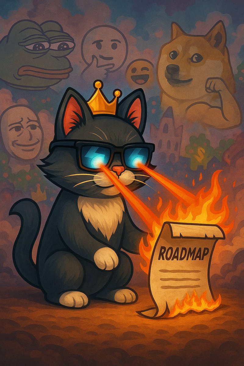 NoshiCoin's tweet image. they said “where’s the roadmap?”
noshi said “meow.”
then burned it
🐾🔥👑
#OnlyNoshi #MemeCoinLogic #CryptoTwitter