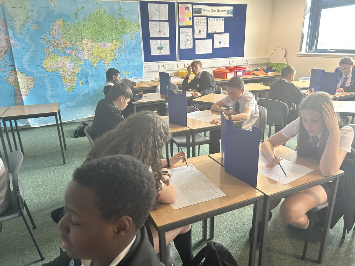 Very competitive games of battleships today to reinforce our grid references! Great work team ⭐️ 🗺️ 🚢 <a href="/DavidKillin/">Mr Killin</a> <a href="/stninianshs/">St Ninian's HS</a>