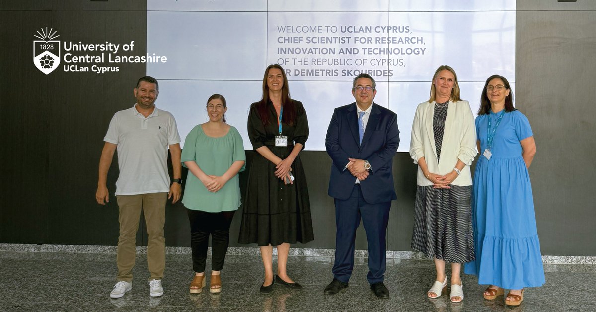 Honoured to host Chief Scientist Mr Demetris Skourides at UCLan Cyprus! We explored innovation, research, and collaboration opportunities to shape Cyprus’s future 🌍Thank you for your support! study.uclancyprus.ac.cy/ArticleVisitby…
#UCLanCyprus #MoreThanAUniversity #Innovation #Research