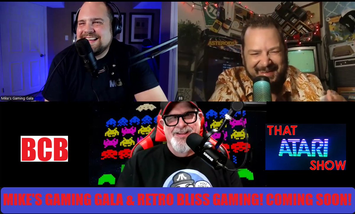 RetroBlissG's tweet photo. I had a fun interview last night taking about Atari with Ballistik Coffee Boy for "That Atari Show"! The video will be posted on his YouTube channel in the coming weeks! https://t.co/jlmFymOp8s