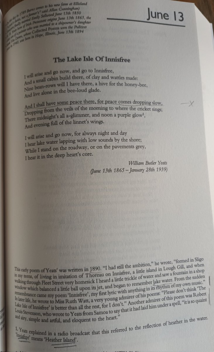 Paddy Donoghue (@paddyrun1) on Twitter photo For the day that's in it...
HAPPY BIRTHDAY, Mr. W.B. YEATS (160 yrs)
It's one of my favourite W.B.Yeats poems.
<a href="/welovedonegal/">WeLoveDonegal</a> <a href="/DailyYeats/">W. B. Yeats</a> <a href="/Yeatssocietyirl/">Yeats Society IRL</a> <a href="/poetryireland/">Poetry Ireland / Éigse Éireann</a> For the day that's in it...
HAPPY BIRTHDAY, Mr. W.B. YEATS (160 yrs)
It's one of my favourite W.B.Yeats poems.
<a href="/welovedonegal/">WeLoveDonegal</a> <a href="/DailyYeats/">W. B. Yeats</a> <a href="/Yeatssocietyirl/">Yeats Society IRL</a> <a href="/poetryireland/">Poetry Ireland / Éigse Éireann</a>