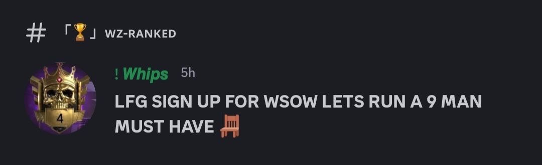 WSOW open qualifier is going to be fun this year 🤣