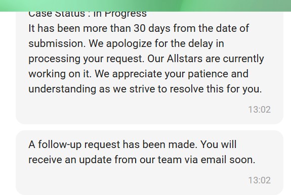 TommEgil's tweet photo. @airasia @sleep_engineer You cancelled my trip and changed the route 8 months ago, i couldnt use the new route and sent in a refund request 8 months ago, after chatting with bo probably 10 times its always send the same message and nothing happens and no follow up from anyone!!!
This is bad service https://t.co/qGx7c8rZ0s