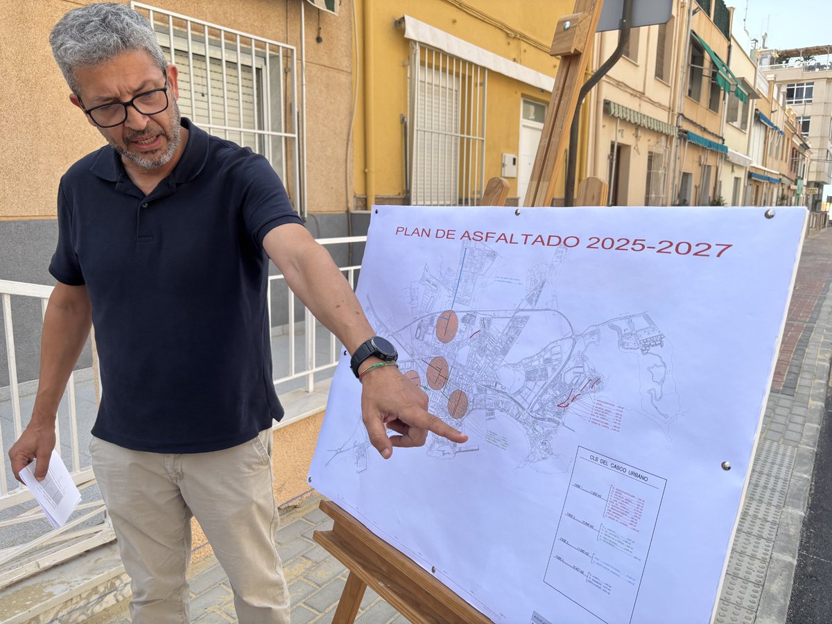 El Ayuntamiento destinará 1.200.000 euros a una nueva fase del Plan de Reasfaltado Municipal ayuntamientodeaguilas.org/detalles-notic…