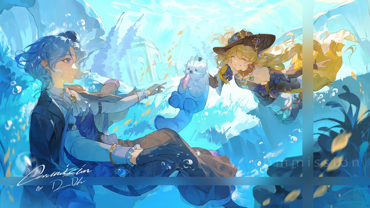 🩵Commission work
#GenshinImpact