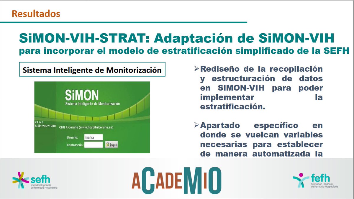 🏆 Hemos sido galardonados con 1º premio Convocatoria Premios SEFH  Desarrollo e Implantación de MAPEX para Mejora AF CCEE en #FarmaciaHospitalaria 2025 con el proyecto “Desarrollo de un sistema de información y TIC para la estratificación de personas que viven con el VIH” 👏👏