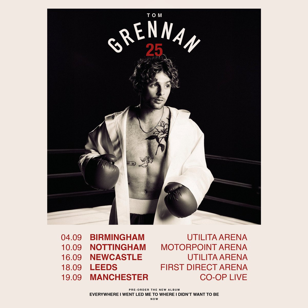 gigsandtours (@gigsandtours) on Twitter photo Get ready for <a href="/Tom_Grennan/">Tom Grennan</a>'s BIGGEST ever arena tour in September! 🙌
Book tickets at tix.to/TomGrennan Get ready for <a href="/Tom_Grennan/">Tom Grennan</a>'s BIGGEST ever arena tour in September! 🙌
Book tickets at tix.to/TomGrennan