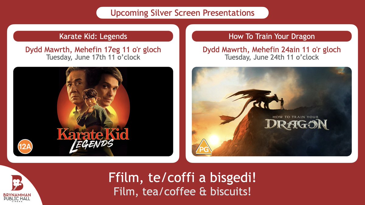 Karate Kid: Legends (12A) tomorrow morning at 11am with tea/coffee &amp; biscuits! 🍪☕️🫖

🎟️👇
brynammancinema.org/BrynammanCinem…