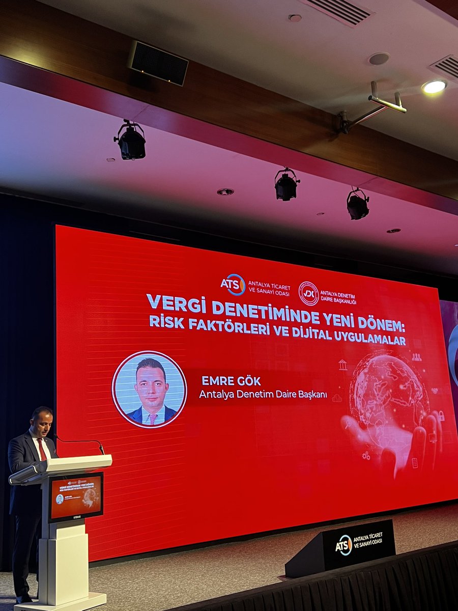 avmekinbasak's tweet photo. ATSO’da gerçekleşen Vergi Denetiminde Yeni Dönem: Risk Faktörleri ve Dijital Uygulamalar konulu panelde VDK Başkanımız Sayın Emre GÖK abimin paylaşımlarını dinleme fırsatı bulduk. https://t.co/i9kejIvQlQ