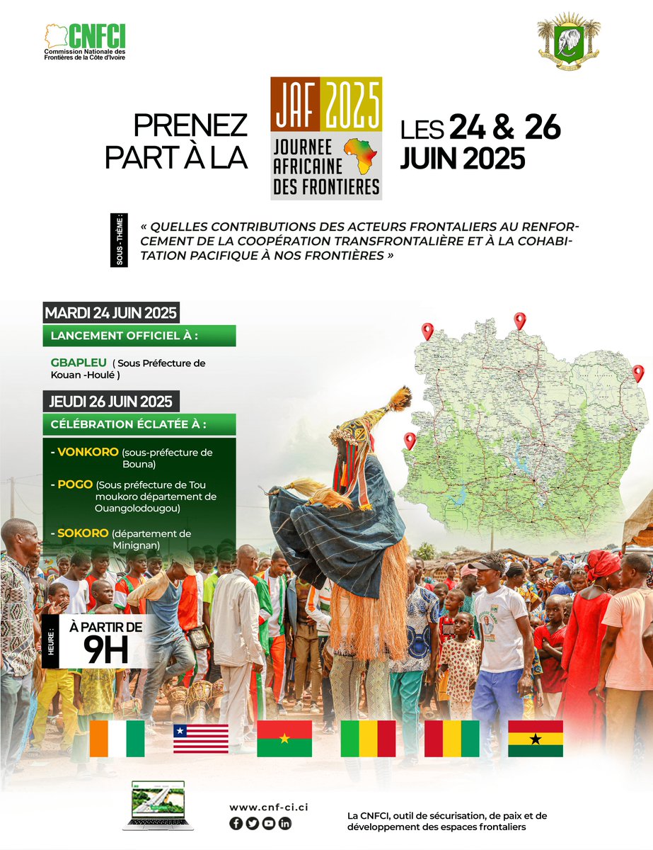 CNFCI (Commission Nationale des Frontières de C.I) tweet media