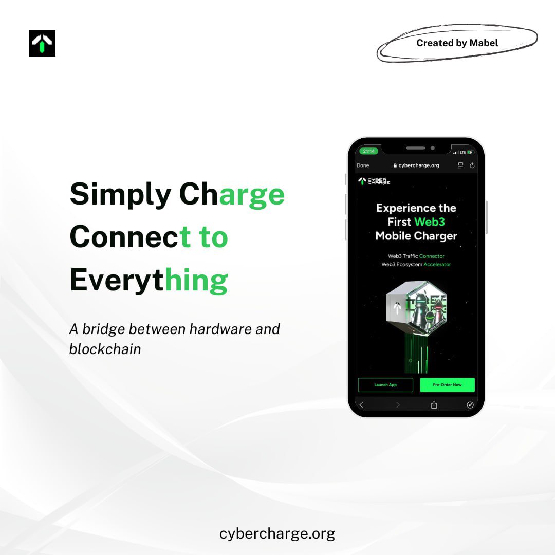 Tacho_ofweb3's tweet image. Sometime ago, I participated in a campaign hosted by @CyberChargeWeb3 

Having explored the idea of charge-to- earn, I found it a bit intriguing and I decided to do a little something for them and stumbled upon it today.