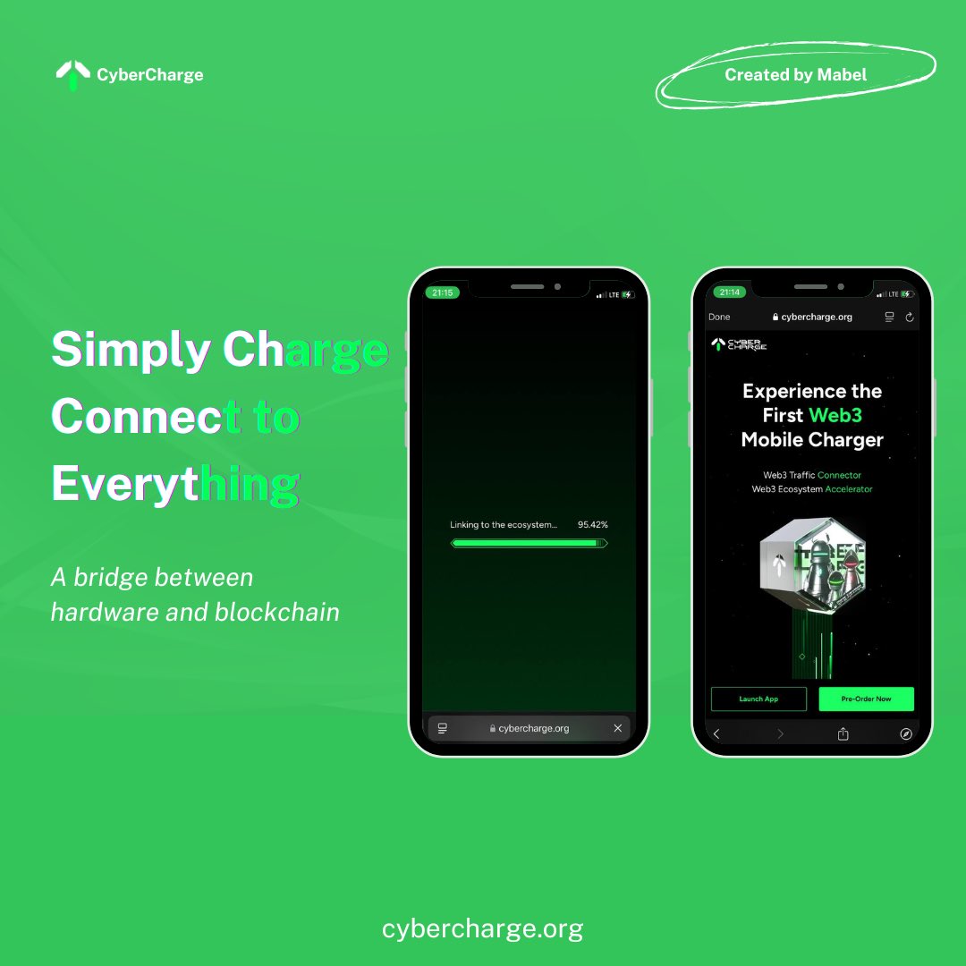 Tacho_ofweb3's tweet image. Sometime ago, I participated in a campaign hosted by @CyberChargeWeb3 

Having explored the idea of charge-to- earn, I found it a bit intriguing and I decided to do a little something for them and stumbled upon it today.