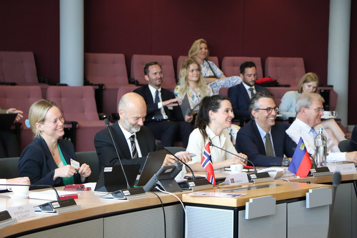 📑 The EEA Joint Committee met this morning and incorporated 91 legal acts in the #EEAAgreement.

Participants discussed the #SingleMarket Strategy, as well as the new EEA #EFTA Comment on the European preference requirement in public procurement.

👉 efta.int/media-resource…