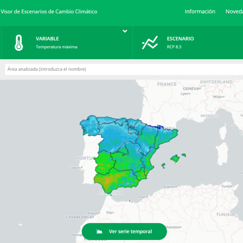 FBiodiversidad's tweet photo. 👁‍🗨 No te pierdas la nueva actualización del Visor de Escenarios de #CambioClimático de #AdapteCCa.

Esta versión incorpora datos de la última generación de proyecciones globales (CMIP6) y aumenta su resolución, entre otras mejoras.

🤝 Con @AEMET_Esp, @CSIC y #OECC @mitecogob